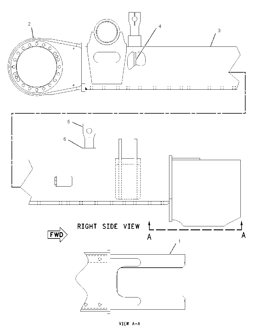 FRAME AS-TRACK ROLLER-LH 1C7971 CAT