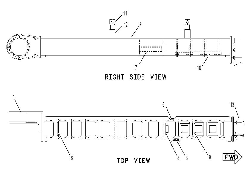 FRAME AS-TRACK ROLLER-LH 1C7461 CAT