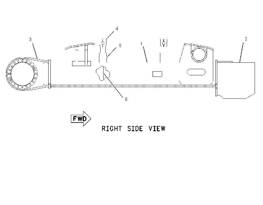 FRAME AS-TRACK ROLLER-RH 9Q5822 CAT