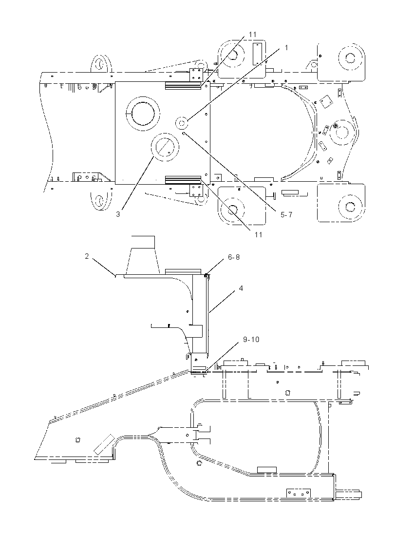 SUPPORT GP-AIR INLET 1745163 CAT