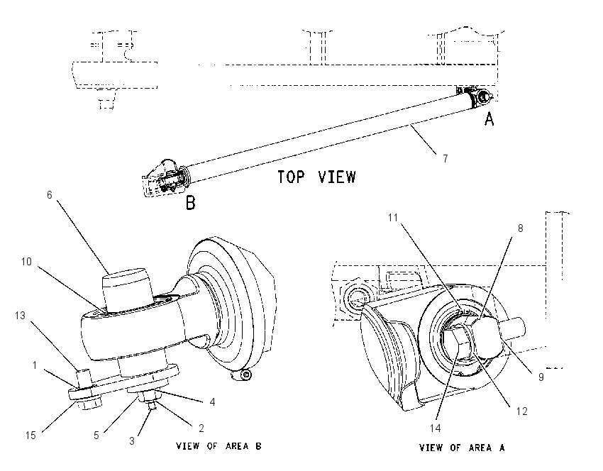 CYLINDER & MTG GP-HOIST 1374645 CAT