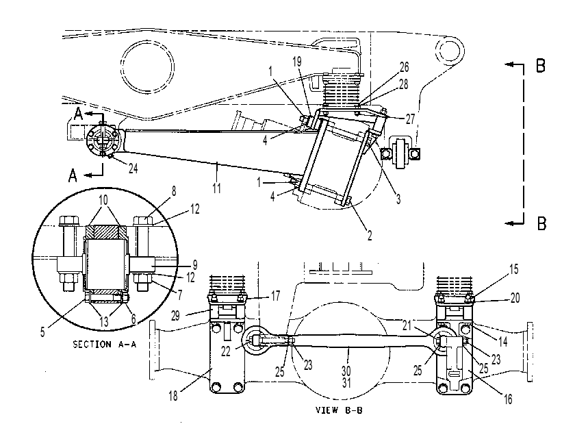 FRAME GP-REAR SUSPENSION 7U9507 CAT
