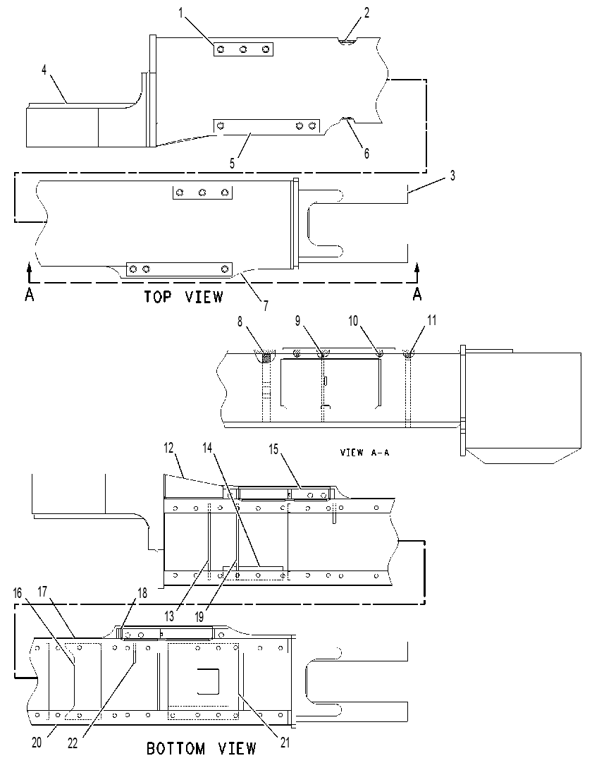 FRAME AS-TRACK ROLLER 1746880 CAT