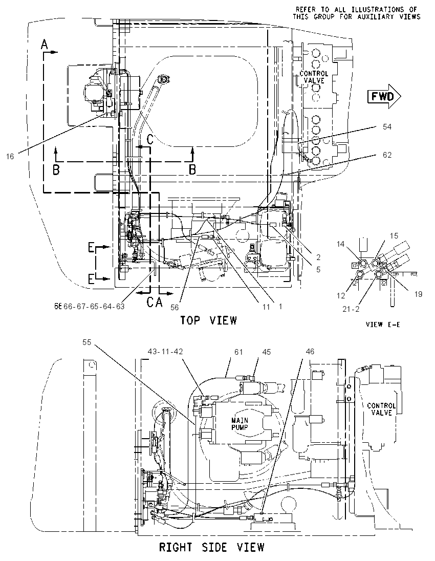LINES GP-REAR ATTACHMENT 1689608 CAT