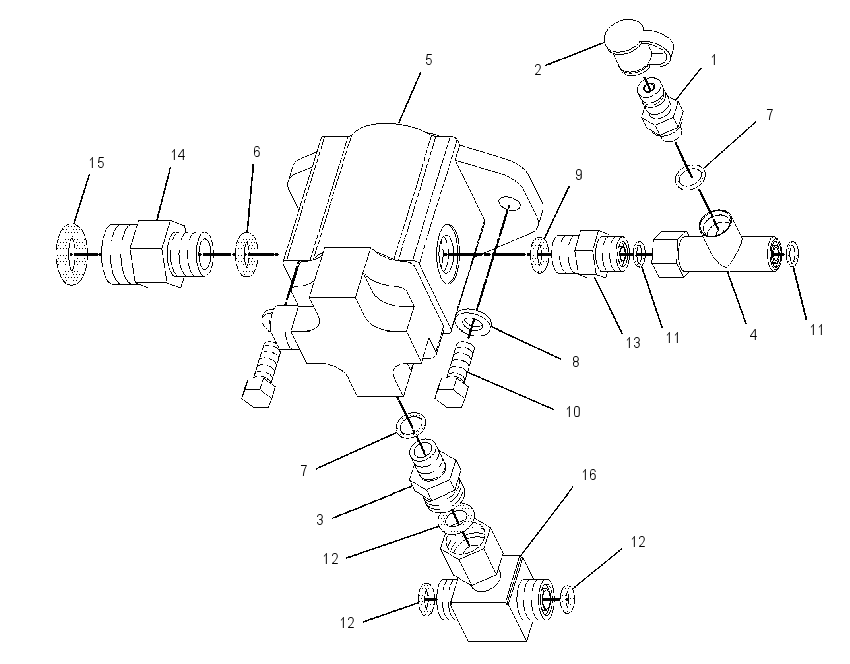 PUMP & MTG GP-STEERING 1312355 CAT