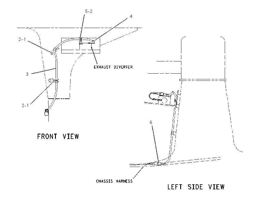 WIRING GP-EXHAUST DIVERTER 1749663 CAT