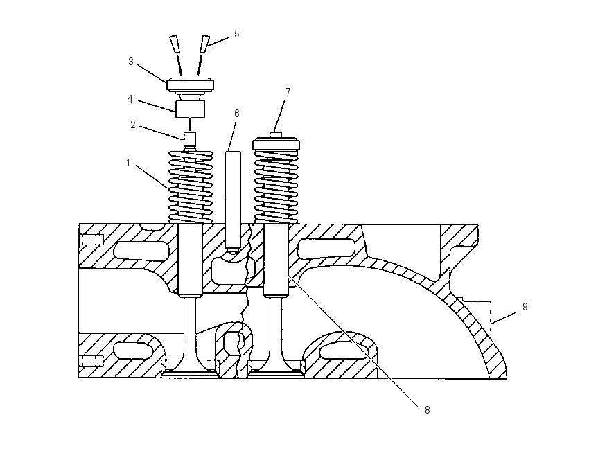 Головка блока цилиндров 2W1032 CAT