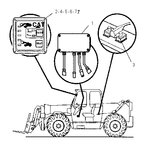 INDICATOR GP-LOAD 1455443 CAT