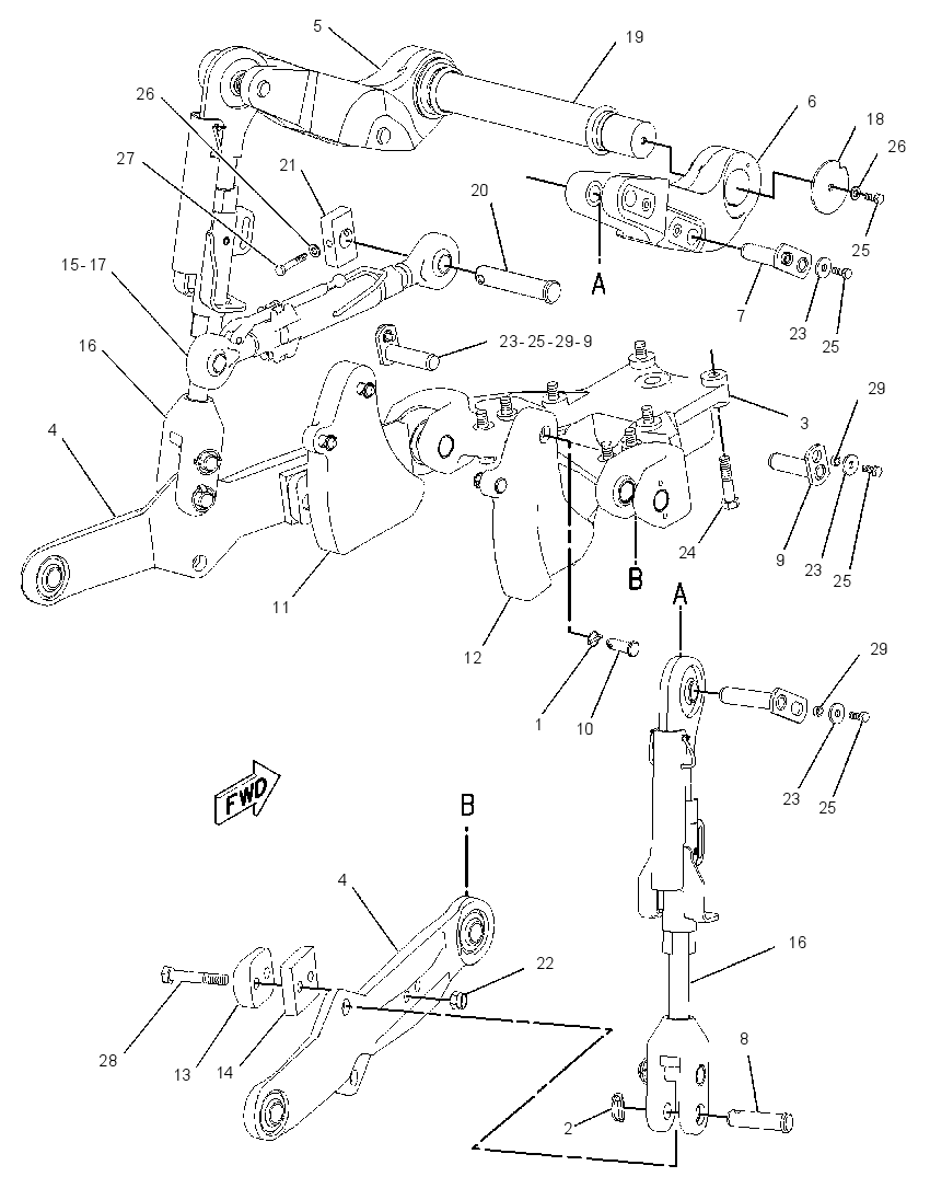 HITCH GP-LINKAGE 1569460 CAT