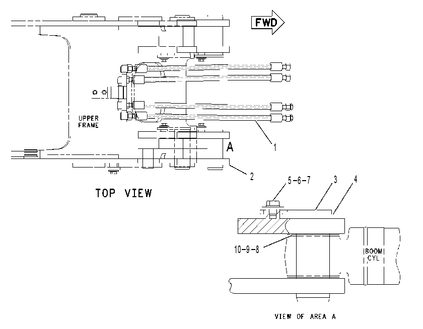 ADAPTER GP-BOOM CYLINDER 1388075 CAT