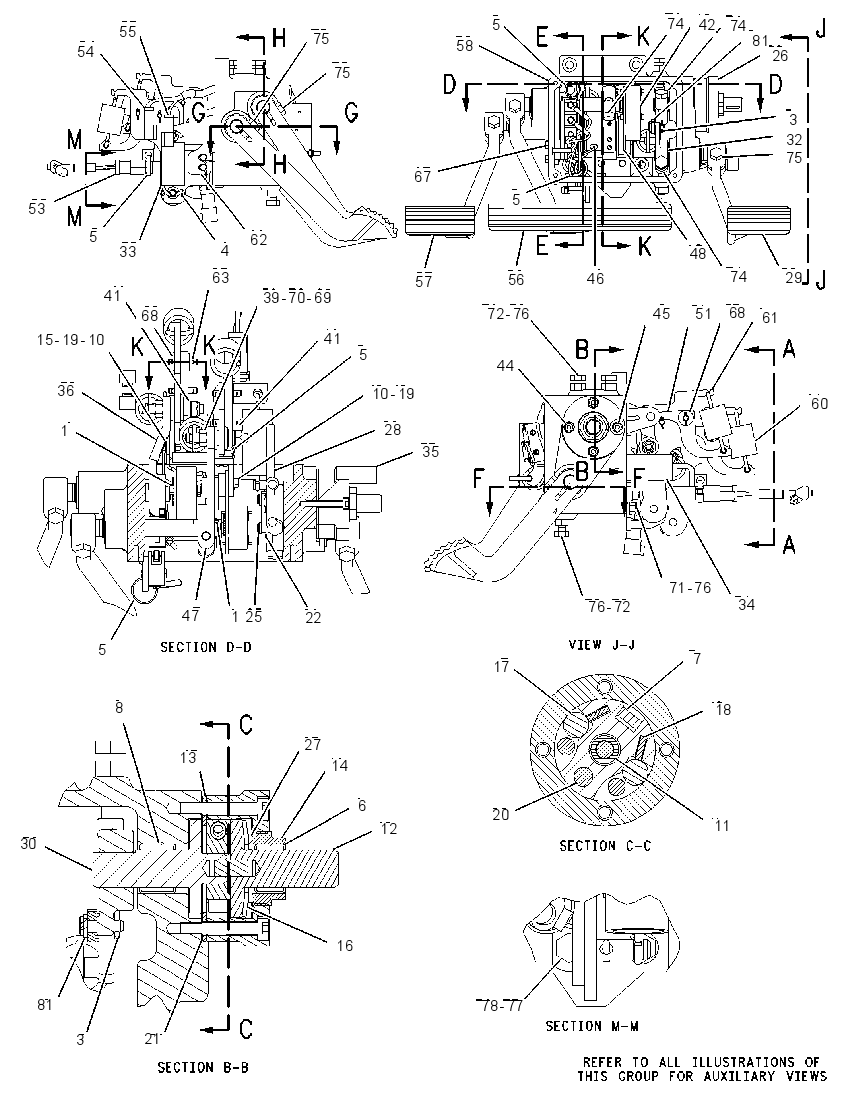 PEDAL GP-GOVERNOR & BRAKE 1737200 CAT
