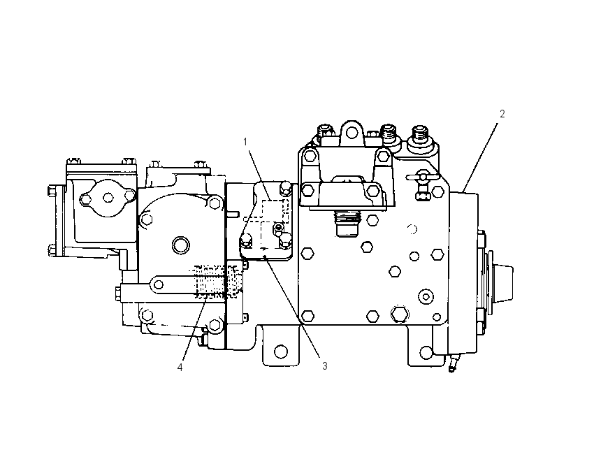 ТНВД с регулятором 7N6427 CAT