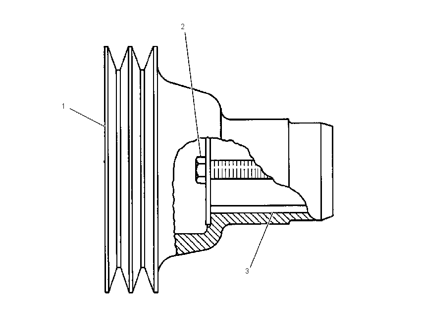Шкив вспомогательного привода 4W3181 CAT