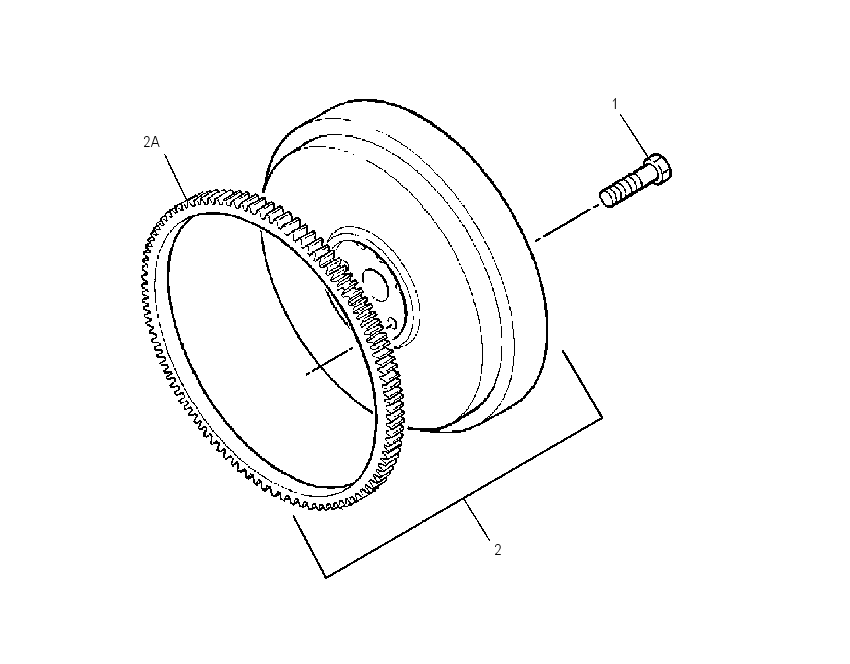 Маховик 1387431 CAT