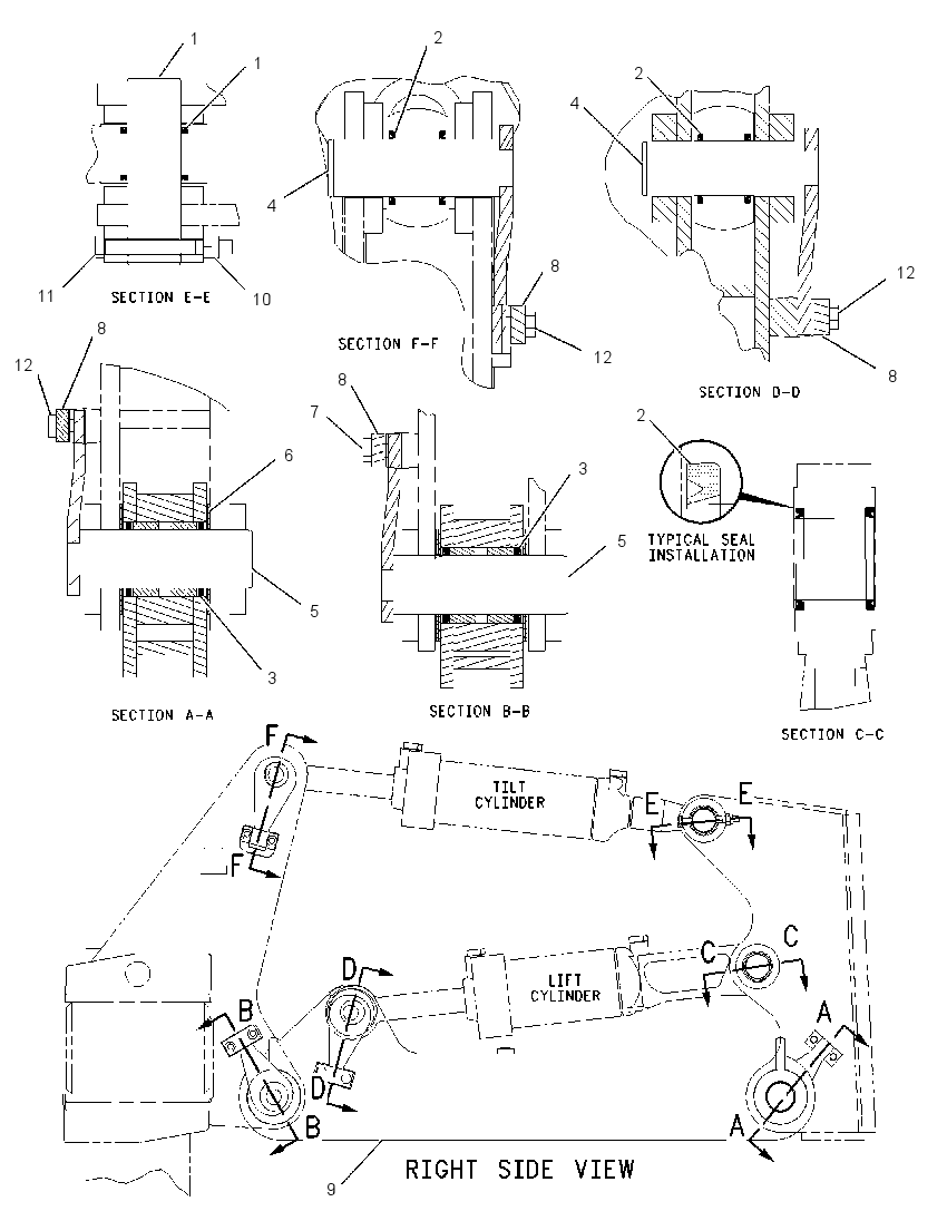 FRAME GP-RIPPER 1533133 CAT