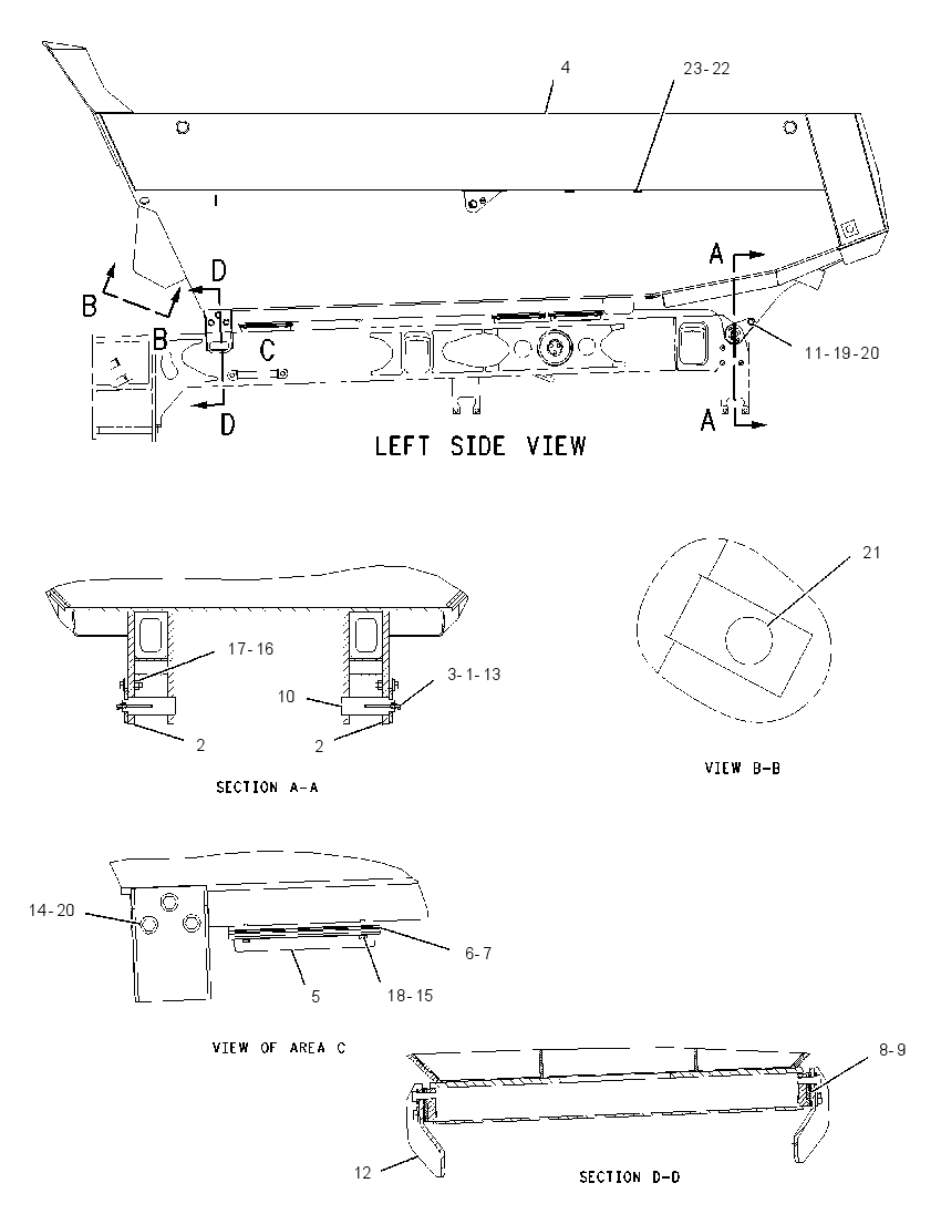BODY GP-TRUCK 1387956 CAT