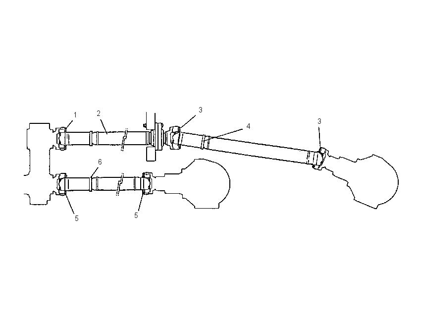 SHAFT GP-REAR DRIVE 1267351 CAT