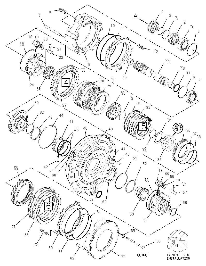Планетарная передача 8E7254 CAT