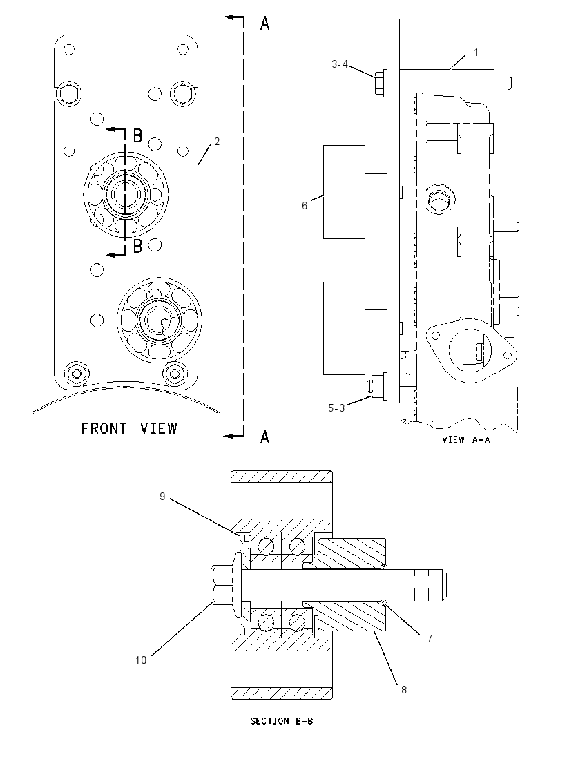MOUNTING GP-BELT TENSIONER 1422017 CAT