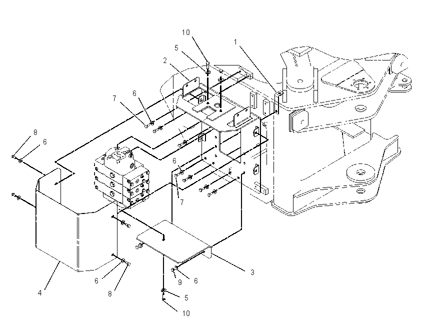 MOUNTING GP-BANK VALVE 1409294 CAT