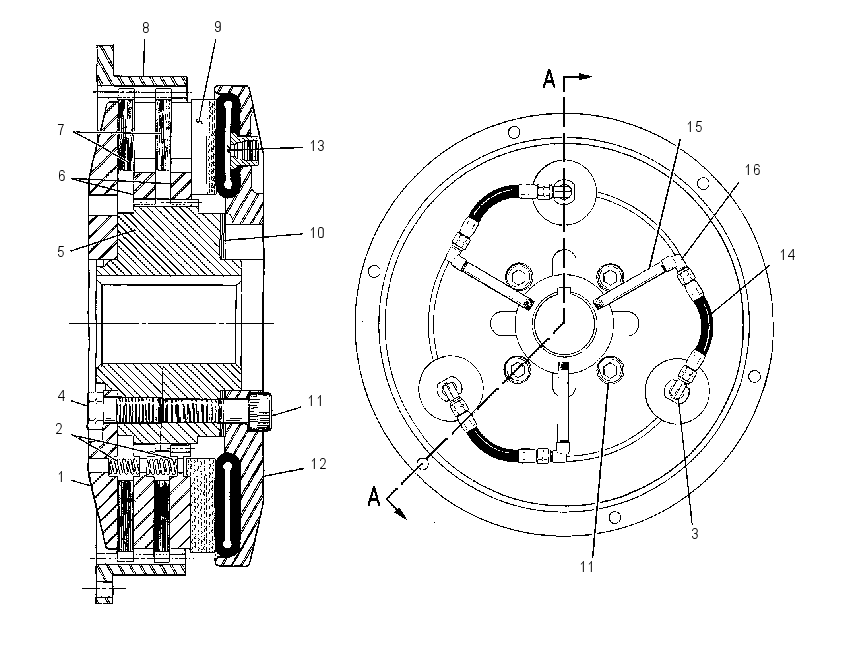 CLUTCH AS 9N8226 CAT