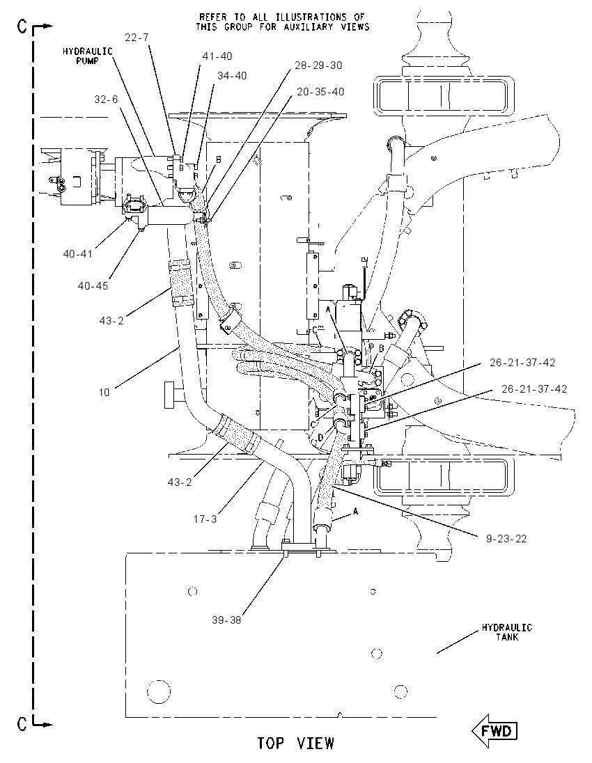 LINES GP-REAR ATTACHMENT 1777948 CAT