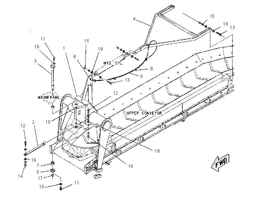 MOUNTING GP-CONVEYOR 0820958 CAT
