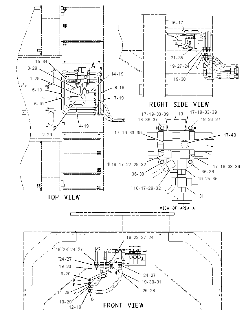 VALVE & MTG GP-DELIMB & SAW 1567891 CAT