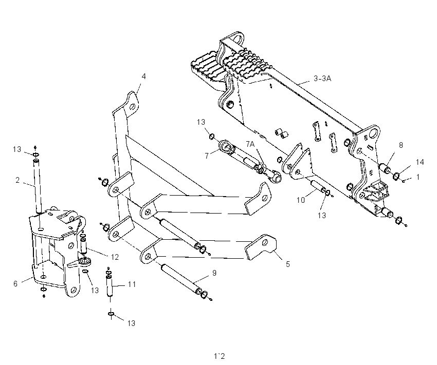 FRAME GP-BROOM 1660280 CAT