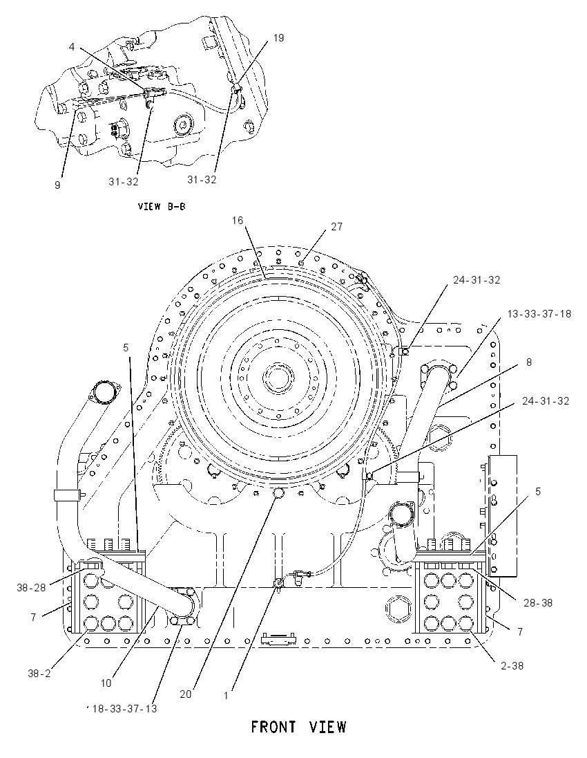 MOUNTING GP-TORQUE CONVERTER 1378332 CAT