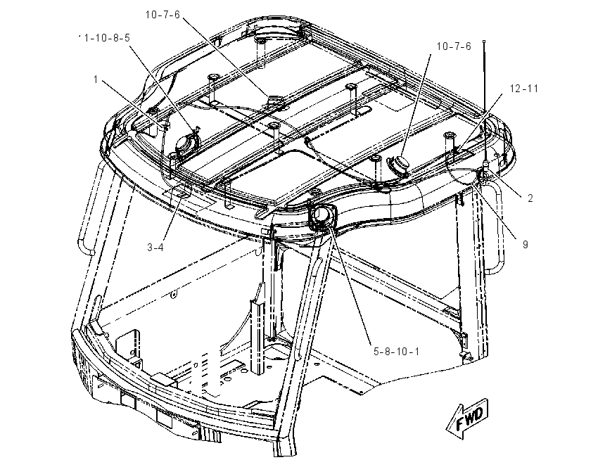 INSTALLATION GP-CAB 1365513 CAT