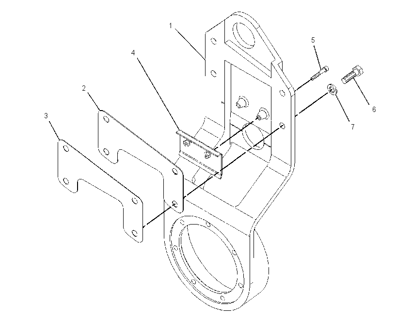 SUPPORT GP-MOTOR 1563496 CAT