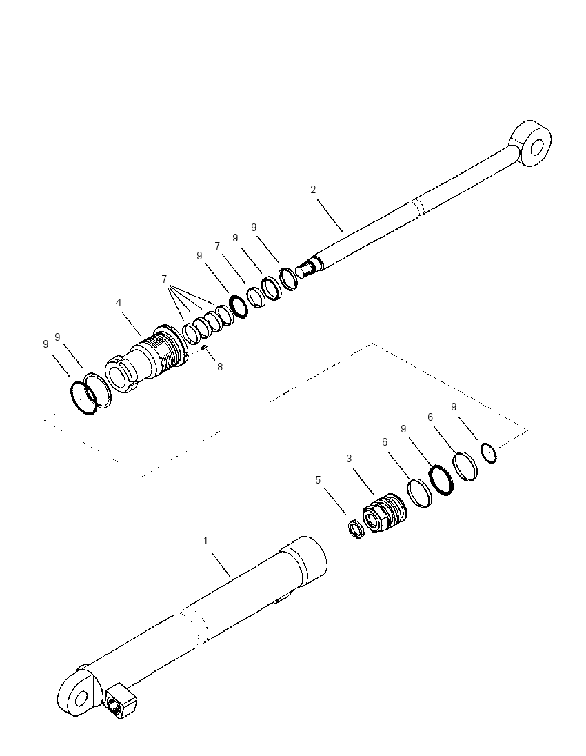 CYLINDER GP-EXTENDABLE STICK 1703192 CAT