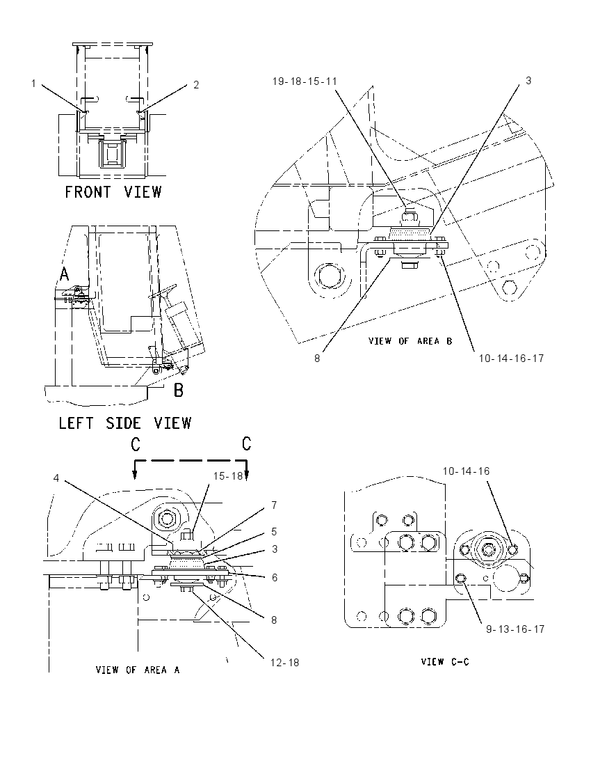 KIT-CAB MOUNT 1366880 CAT