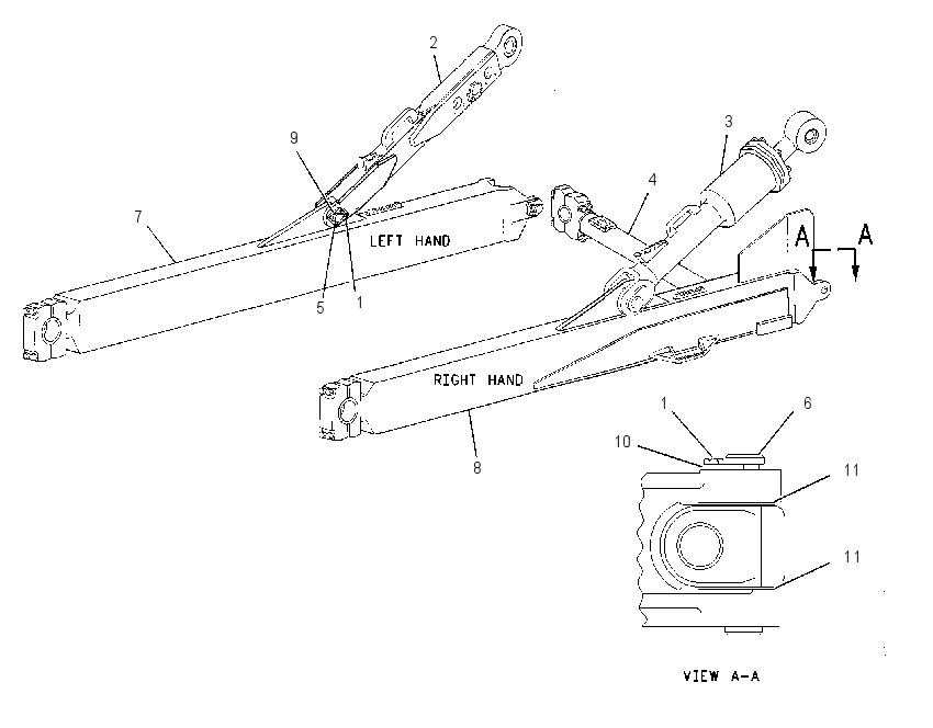 PUSH ARM GP-STABILIZER 1716652 CAT