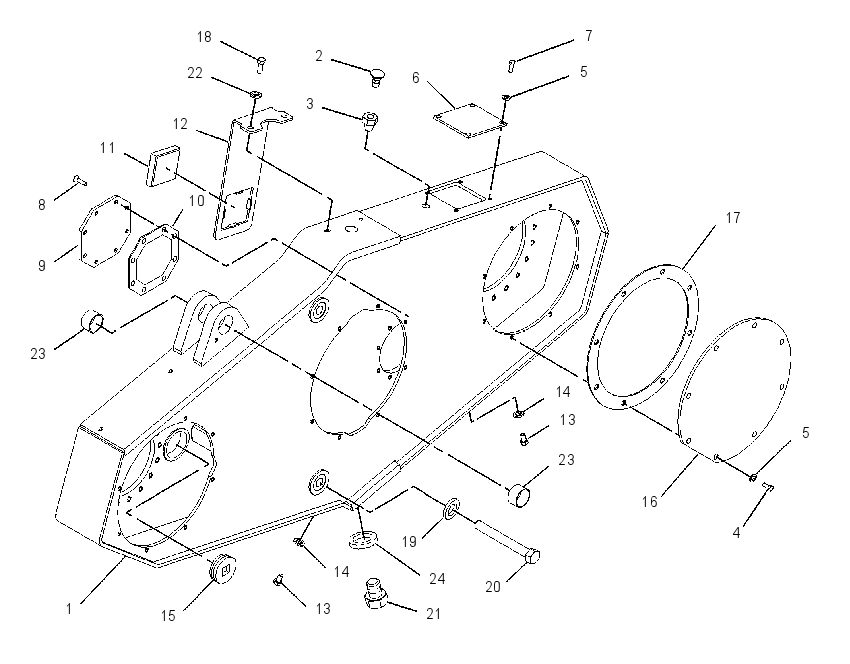 CASE & COVER GP-CHAIN DRIVE 1512695 CAT
