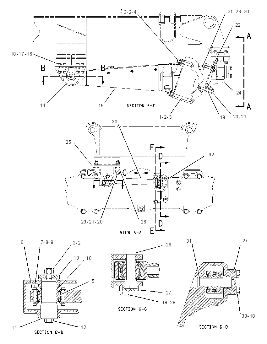 FRAME GP-REAR SUSPENSION 1263471 CAT
