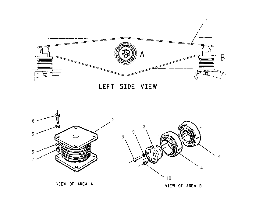 REAR SUSPENSION GP 7U8477 CAT