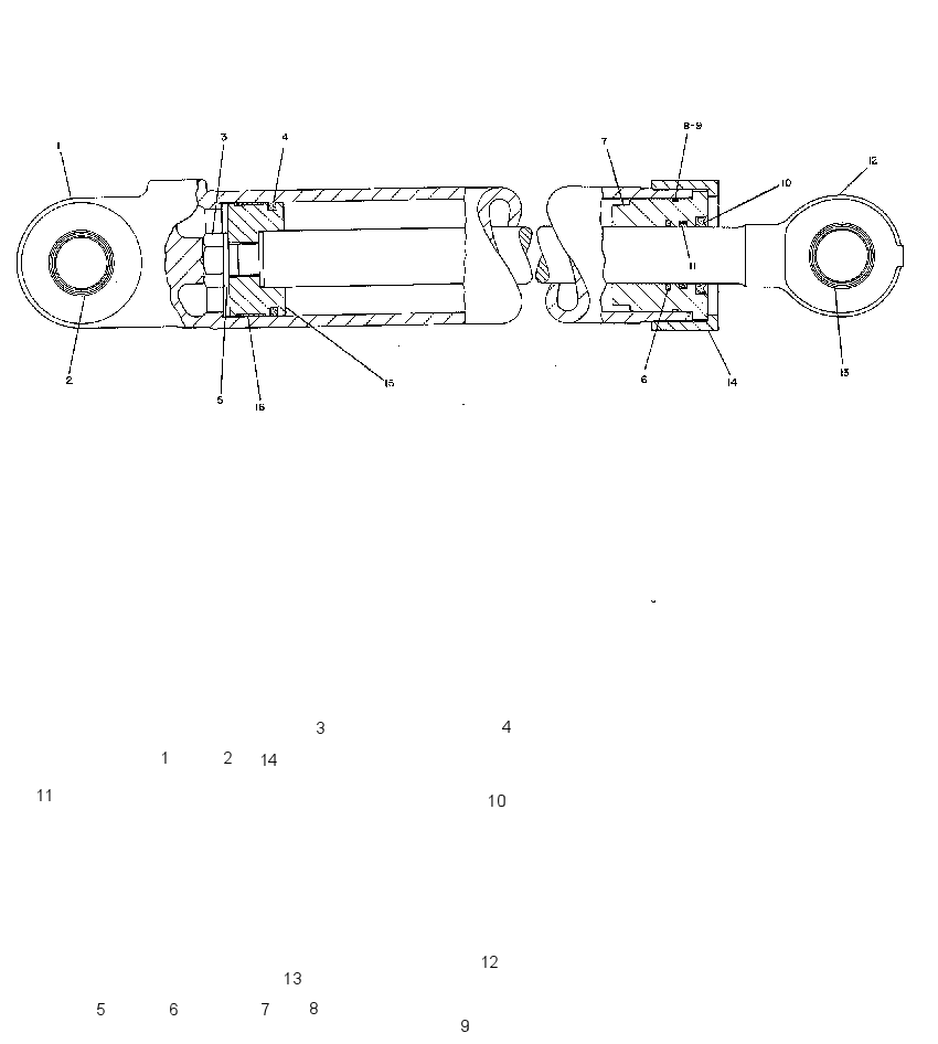 CYLINDER GP-FLOOR 3G3883 CAT