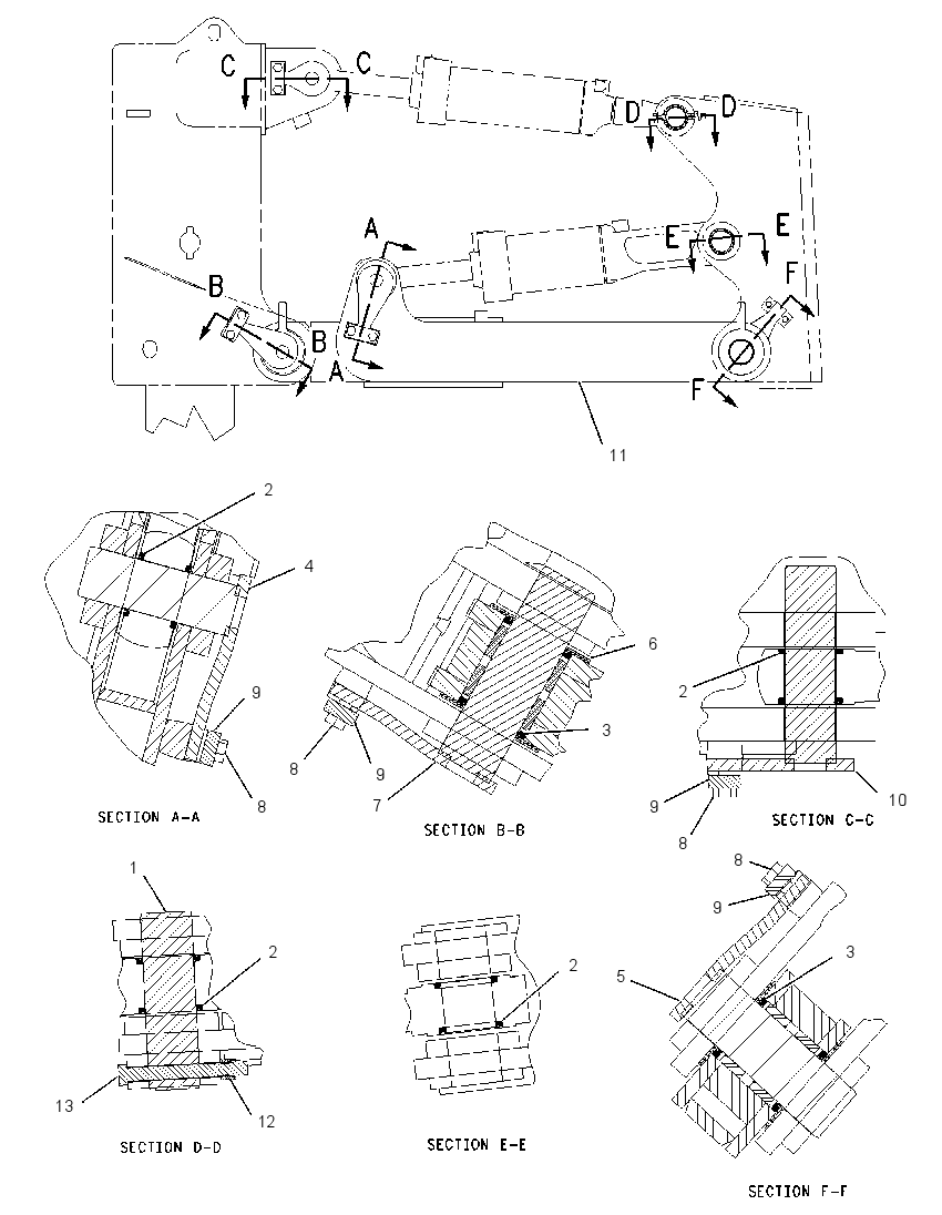 FRAME GP-RIPPER 1533134 CAT