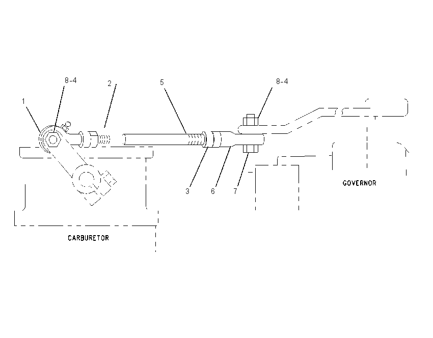 CONTROL GP-CARBURETOR 2W2948 CAT