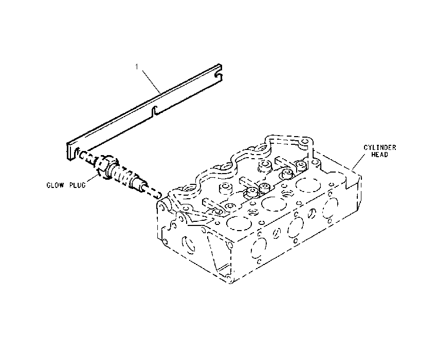 MOUNTING GP-GLOW PLUG 1835462 CAT