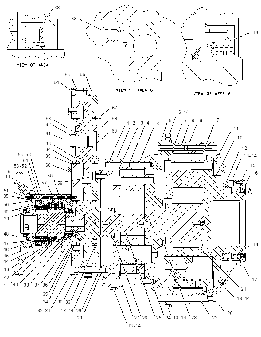 REDUCER GP-SPEED 1838015 CAT