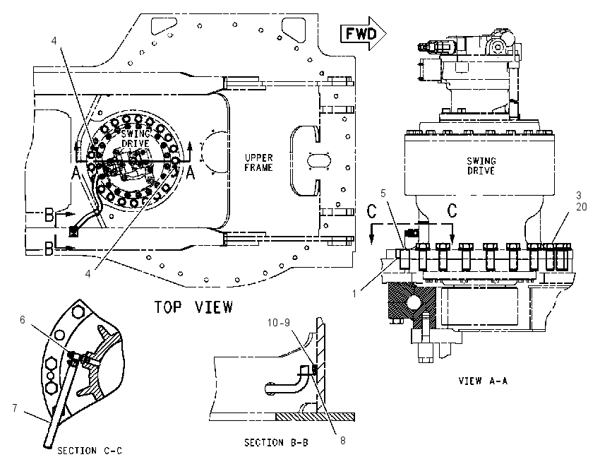 FASTENER GP-FINAL DRIVE 1807928 CAT