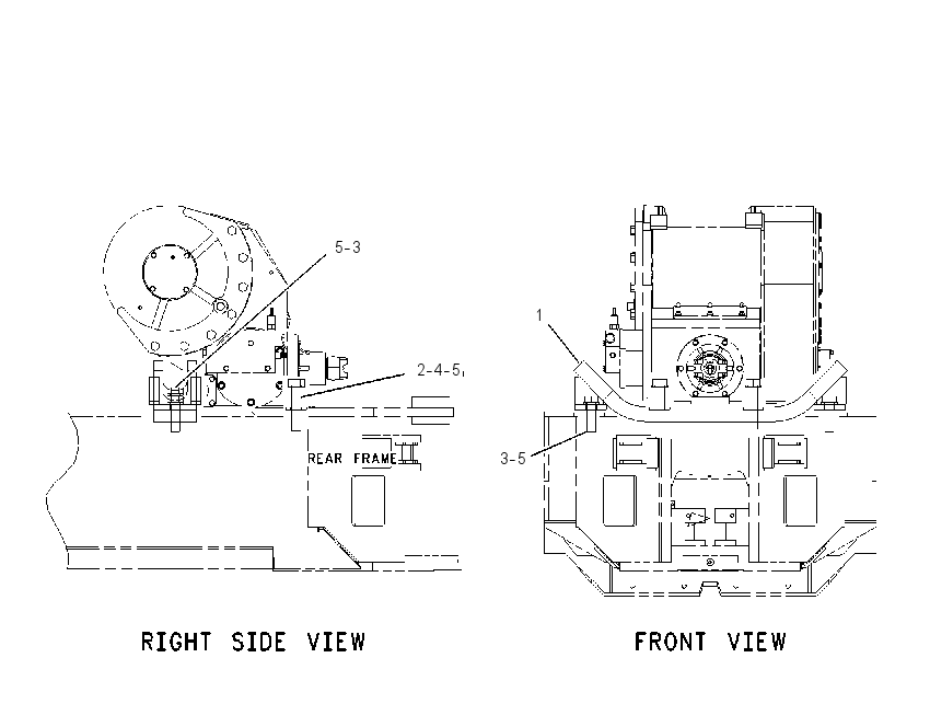 MOUNTING GP-WINCH 1740085 CAT