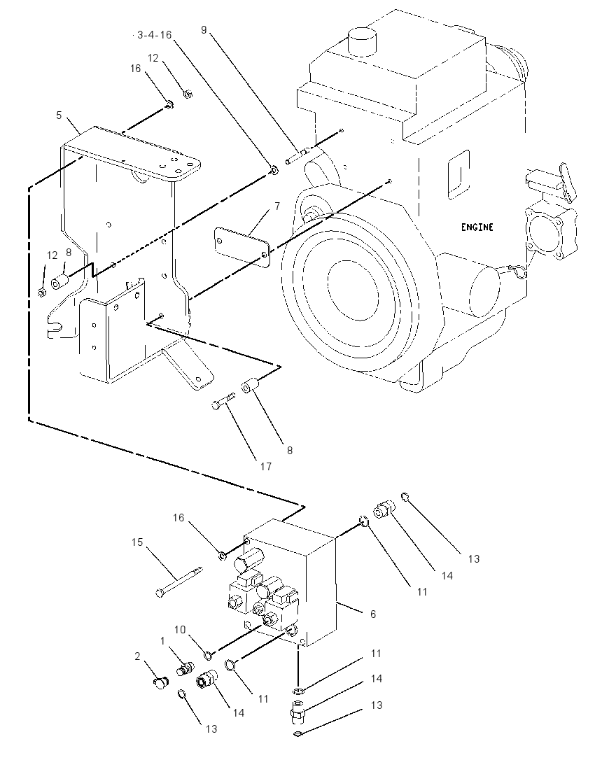 VALVE & MTG GP-VIBRATORY 1563542 CAT