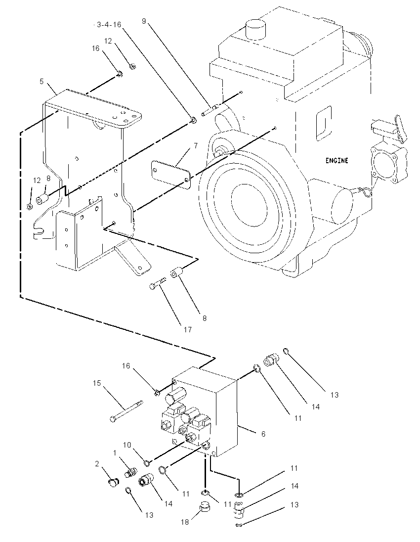 VALVE & MTG GP-VIBRATORY 1563543 CAT