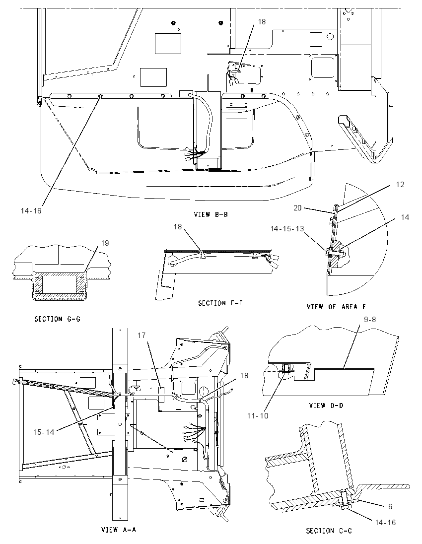 CANOPY GP-OPEN ROPS 1678346 CAT