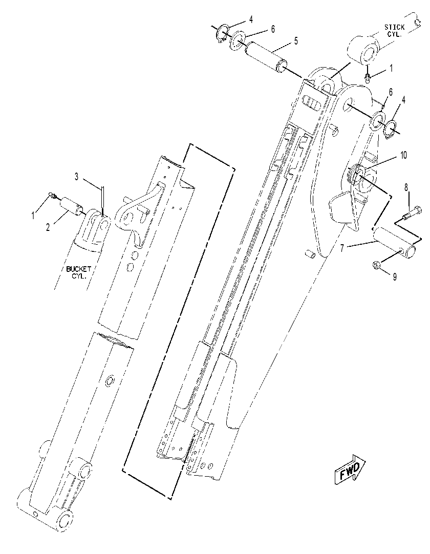 MOUNTING GP-STICK 1592664 CAT