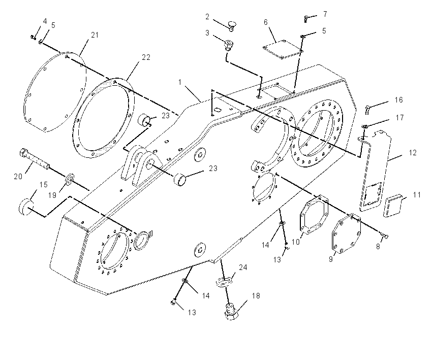 CASE & COVER GP-CHAIN DRIVE 1512694 CAT
